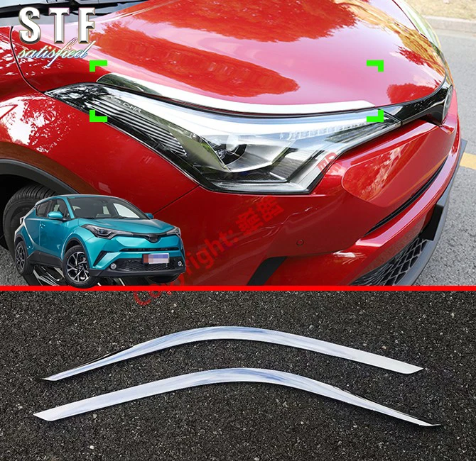 ABS Chrome Decorate Front Head Light Headlight Trim Molding For Toyota C-HR CHR 2017 2018 2019
ABS Chrome Decorate Front Head Light Headlight Trim Molding For Toyota C-HR CHR 2017 2018 2019