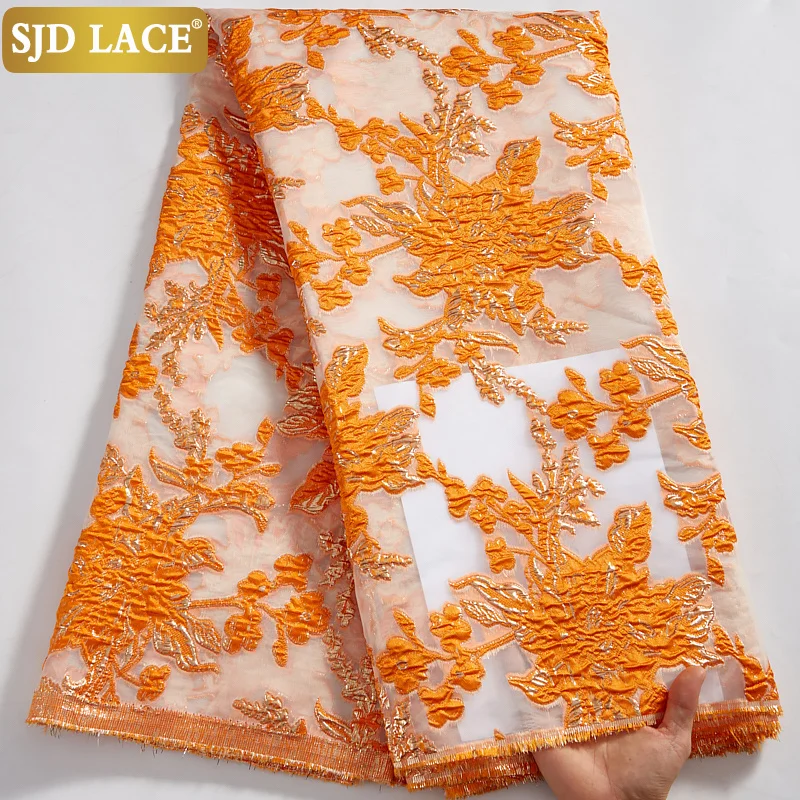 SJD LACE 2021Hot Sale French Gild Lace Fabric Jacquard Brocade Tulle Embroidery African Mesh Lace Fabric For Party MaterialA2579
SJD LACE 2021Hot Sale French Gild Lace Fabric Jacquard Brocade Tulle Embroidery African Mesh Lace Fabric For Party MaterialA2579