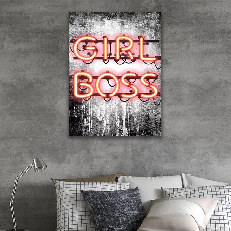 Decor Girls Room Girl Boss Modern Fashion Canvas Paintings On The Wall for Interior Decoration Pictures Dorm Room Art Prints
Decor Girls Room Girl Boss Modern Fashion Canvas Paintings On The Wall for Interior Decoration Pictures Dorm Room Art Prints