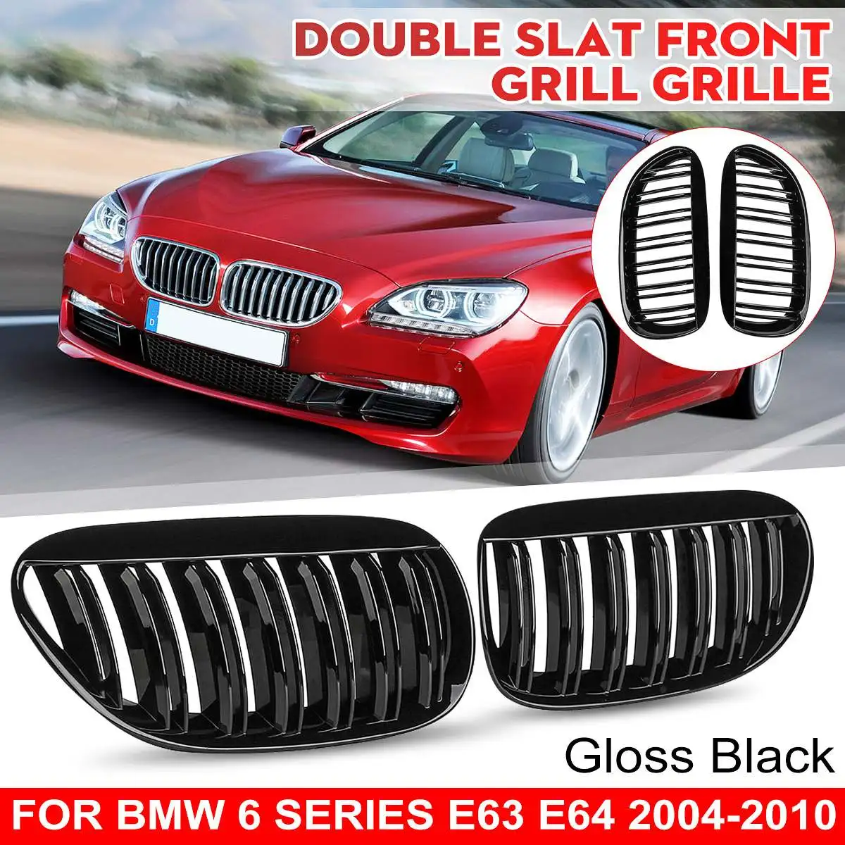 Сменная решетка радиатора для автомобиля BMW E63 E64 2004-2010, M6 650CI 645CI 2015-2010
Сменная решетка радиатора для автомобиля BMW E63 E64 2004-2010, M6 650CI 645CI 2015-2010