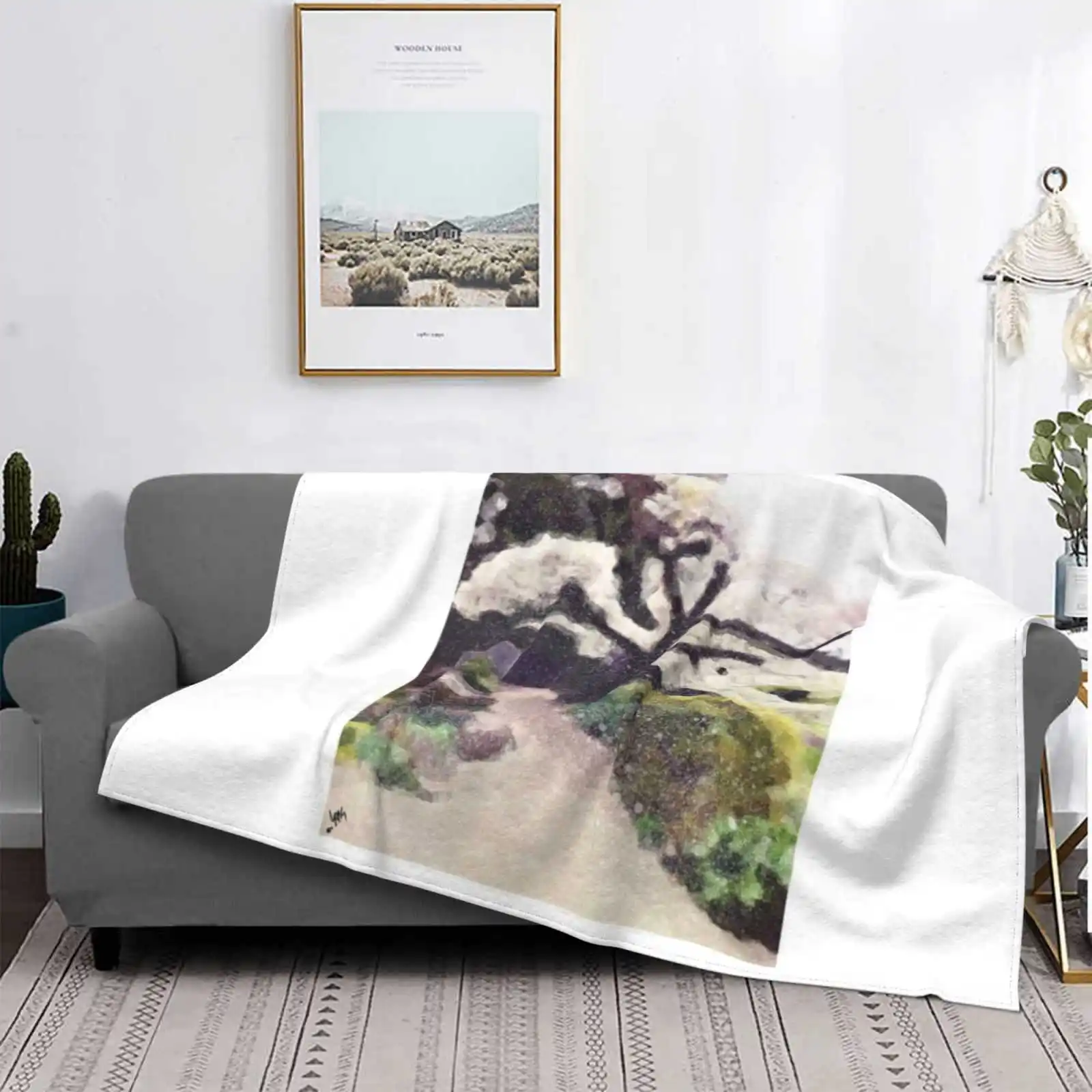 

Untitled Air Conditioning Blanket Fashion Soft Blanket Landscape Trees Snow