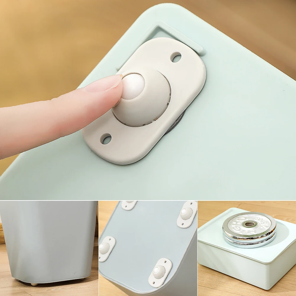 4pcs Universal Furniture Wheel Directional Roller Self Adhesive Casters Pulley Rollers For Cabinet Drawer Storage Box Trash
4pcs Universal Furniture Wheel Directional Roller Self Adhesive Casters Pulley Rollers For Cabinet Drawer Storage Box Trash