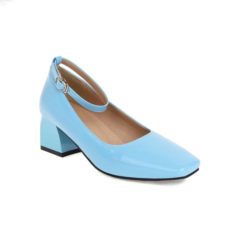 BLXQPYT 2021 Fashion Women Shoes High Heels Pumps Square Head Five Color Patent Leather Mary Jane Shoes Plus Size 28-52 273
BLXQPYT 2021 Fashion Women Shoes High Heels Pumps Square Head Five Color Patent Leather Mary Jane Shoes Plus Size 28-52 273
