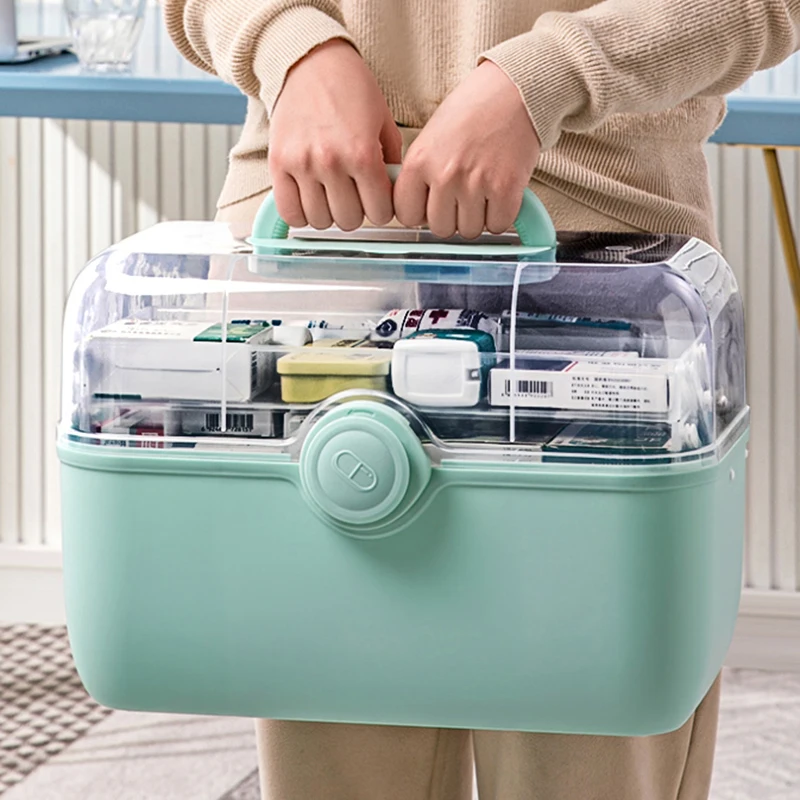 Large Capacity Family Medicine Organizer Box Multilayer First Aid Kit Plastic Medical Storage Container Family Emergency Kit Box
Large Capacity Family Medicine Organizer Box Multilayer First Aid Kit Plastic Medical Storage Container Family Emergency Kit Box