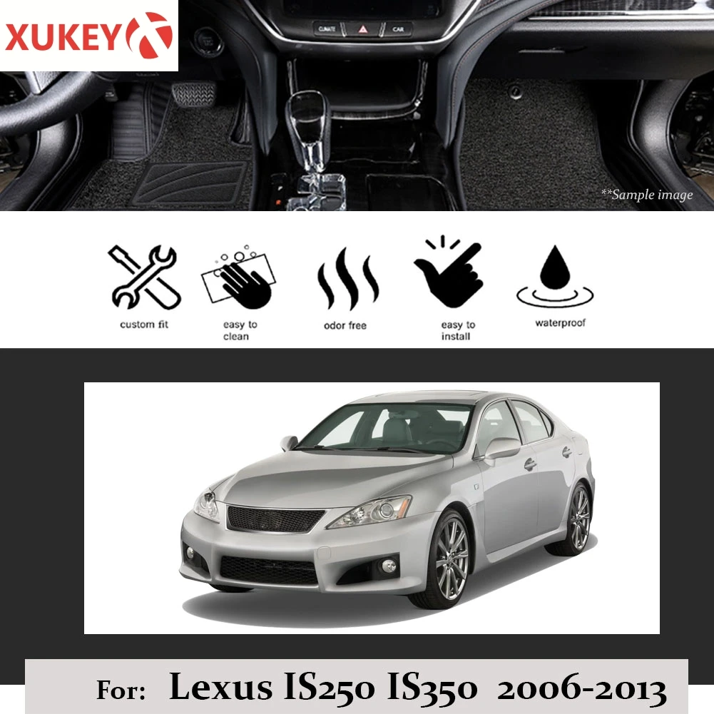 Car Floor Mat Carpet Custom For Lexus IS250 IS350 2006 - 2013 2007 2008 LHD Anti-slip Front Rear Liner Waterproof Odorless
Car Floor Mat Carpet Custom For Lexus IS250 IS350 2006 - 2013 2007 2008 LHD Anti-slip Front Rear Liner Waterproof Odorless