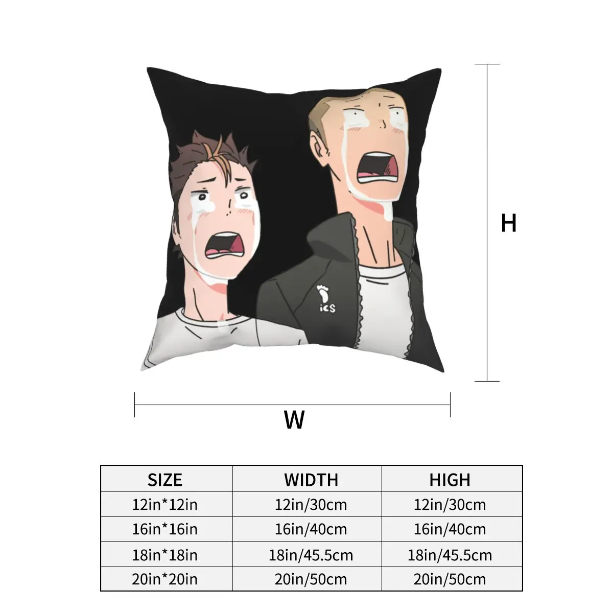 Tanaka X Nishinoya Haikyuu Pillowcase Soft Polyester Cushion Cover Decor Throw Pillow Case Cover Car Square 45X45cm
Tanaka X Nishinoya Haikyuu Pillowcase Soft Polyester Cushion Cover Decor Throw Pillow Case Cover Car Square 45X45cm