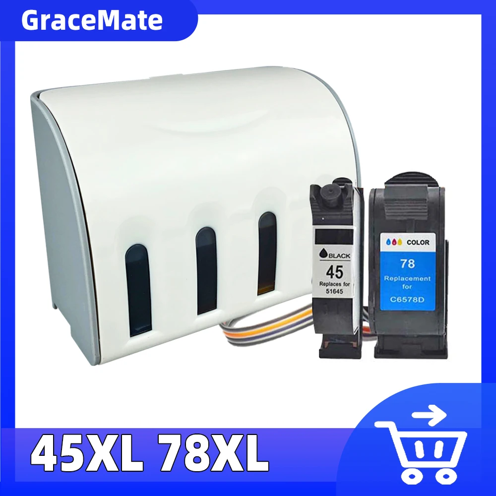 45 78 CISS Bulk Ink Compatible for HP 45 78 Deskjet 1100 1115 1215 1220c 3820 3822 6122 6127 930c 932c 940c 950c Printer
45 78 CISS Bulk Ink Compatible for HP 45 78 Deskjet 1100 1115 1215 1220c 3820 3822 6122 6127 930c 932c 940c 950c Printer