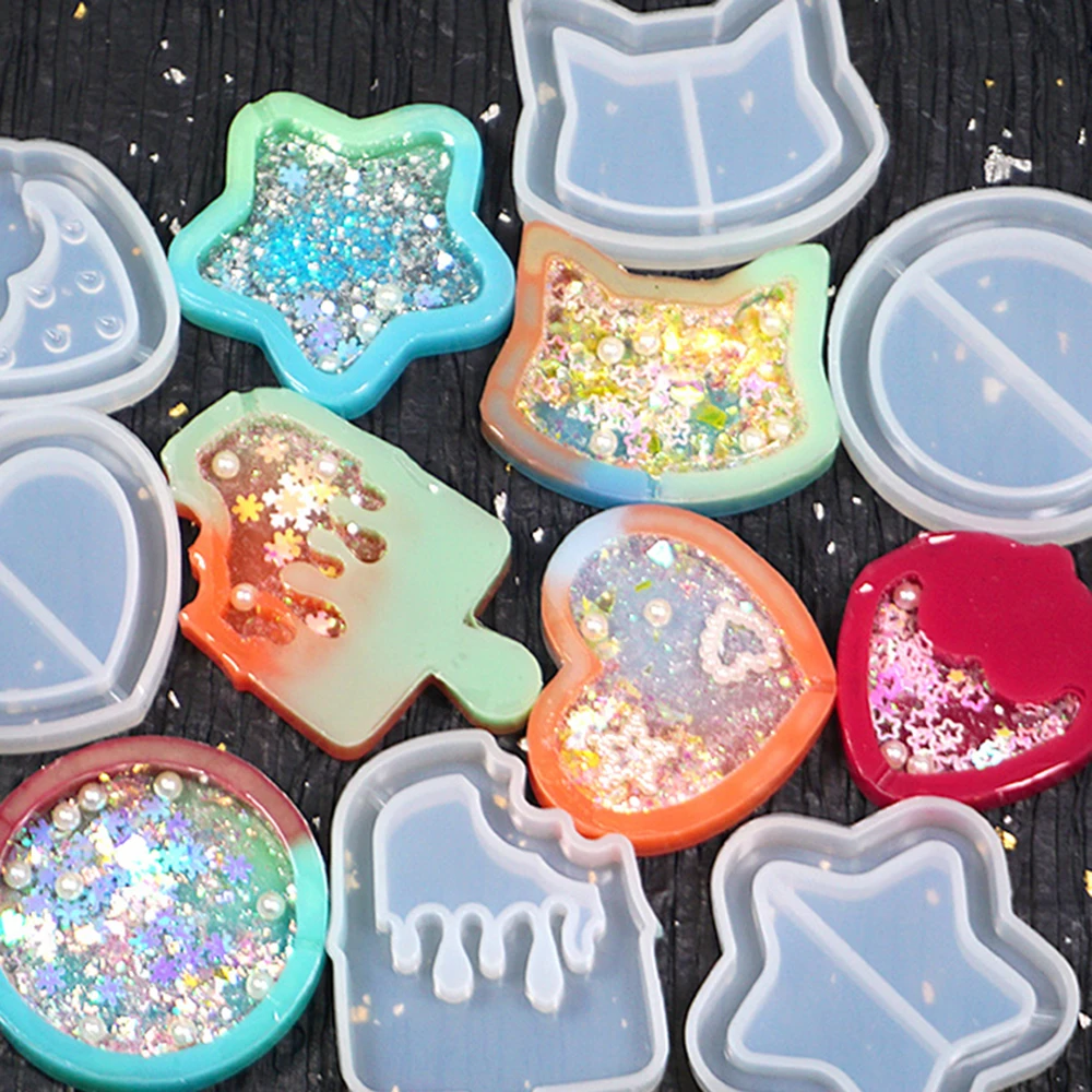 Heart Shape Cut Mold DIY Crystal Epoxy UV Jewelry Tools Moulds Flow sand Ice cream love cat strawberry mold For Jewelry Making
Heart Shape Cut Mold DIY Crystal Epoxy UV Jewelry Tools Moulds Flow sand Ice cream love cat strawberry mold For Jewelry Making