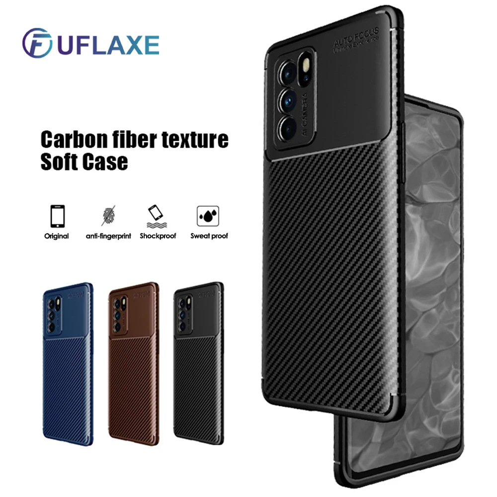 UFlaxe Soft Silicone Case for OPPO Reno 5 6 Pro Plus Carbon Fiber Texture Ultra-thin Shockproof Cover Reno5 F K Z Reno 5 Lite
UFlaxe Soft Silicone Case for OPPO Reno 5 6 Pro Plus Carbon Fiber Texture Ultra-thin Shockproof Cover Reno5 F K Z Reno 5 Lite