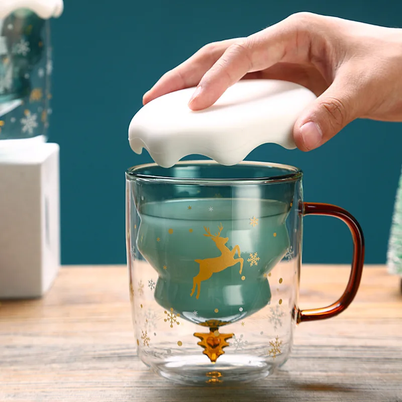 300ML Christmas Mug Double Layered Anti Scald Glass Christmas Tree Starry Sky Coffee Mug Thermal Insulation Breakfast Milk Cup
300ML Christmas Mug Double Layered Anti Scald Glass Christmas Tree Starry Sky Coffee Mug Thermal Insulation Breakfast Milk Cup