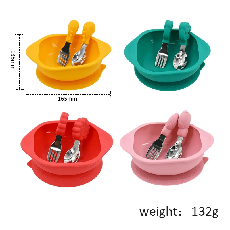 Children's Dishes Baby Silicone Sucker Bowl Infant Anti-fall Collision Plate Tableware Set Training Eating Tools BPA Free
Children's Dishes Baby Silicone Sucker Bowl Infant Anti-fall Collision Plate Tableware Set Training Eating Tools BPA Free
