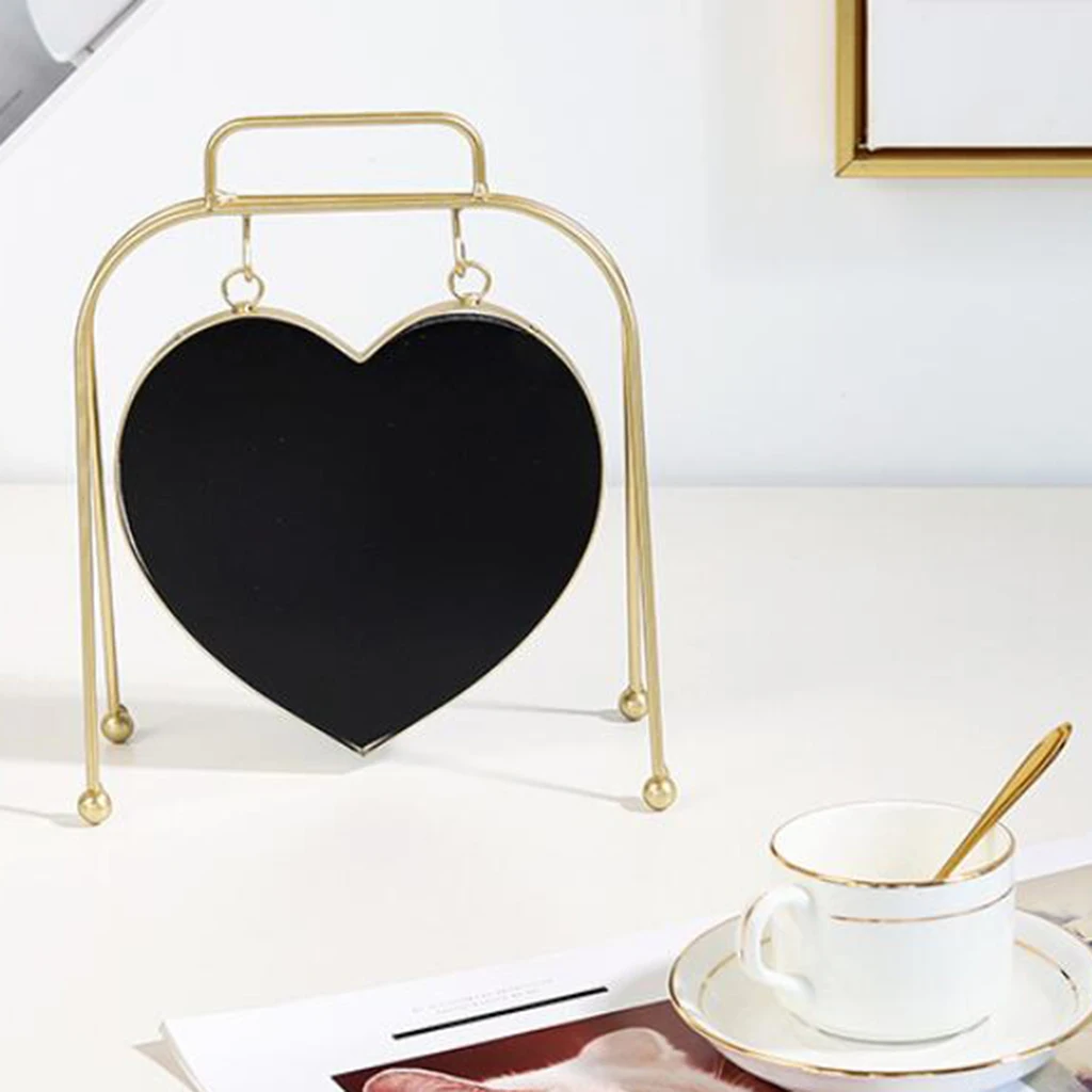 Mini Cute Message Board Heart Shaped Blackboard with Stand Message Notice Sign Table Decor for Home Tabletop Cafe Display
Mini Cute Message Board Heart Shaped Blackboard with Stand Message Notice Sign Table Decor for Home Tabletop Cafe Display
