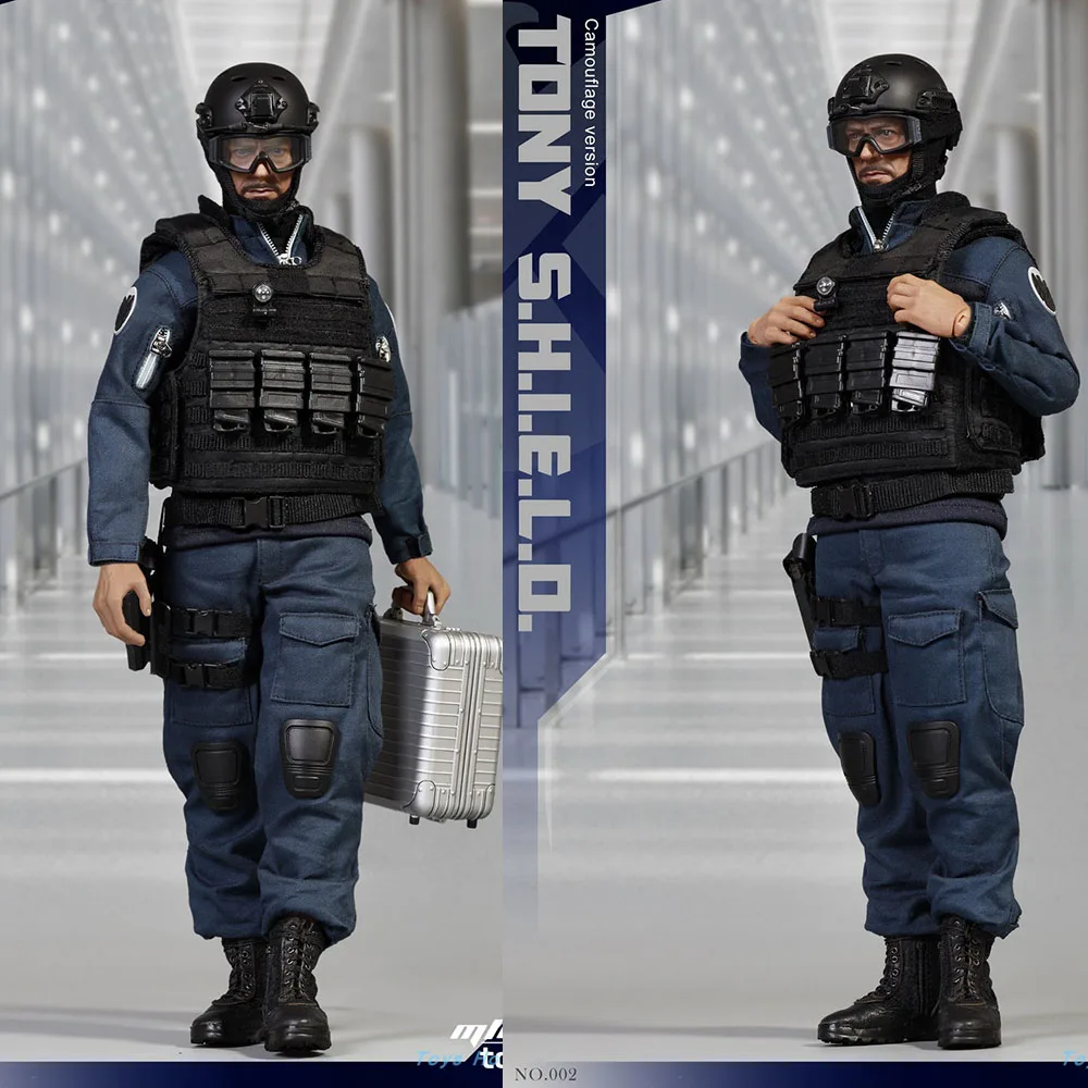В наличии MICTOYS 002 1/6 стелс версия Тони форма Контртеррористического специальные