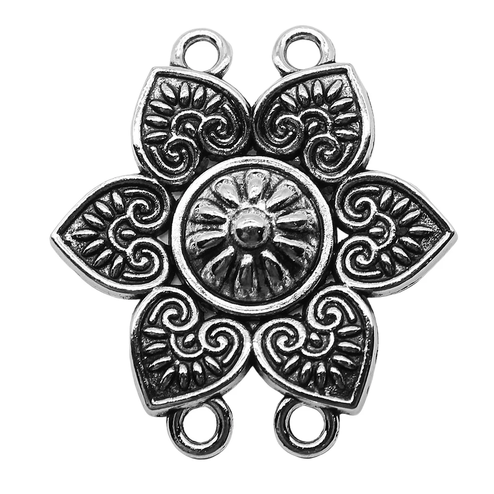 6pcs/lot Jewelry Charms Antique Silver Color 33x35mm 4-Hole Body Chain Connector Diy Necklace Making Accessoreis
6pcs/lot Jewelry Charms Antique Silver Color 33x35mm 4-Hole Body Chain Connector Diy Necklace Making Accessoreis