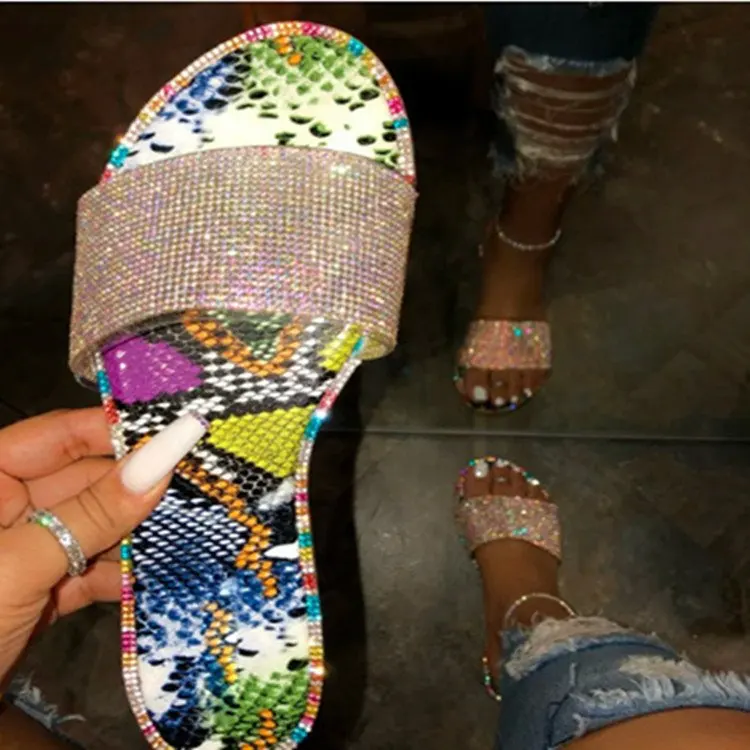Women's shoes fashion all-match women's shoes rhinestone flat PU slippers women's personality trend comfortable and durable hot
Women's shoes fashion all-match women's shoes rhinestone flat PU slippers women's personality trend comfortable and durable hot