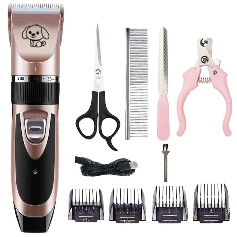Shaver Set USB Rechargeable Dog Cat Grooming Hairdressers Tool Electrical Pet Clipper Professional Hair Trimmer Animal Hair Cut 
Shaver Set USB Rechargeable Dog Cat Grooming Hairdressers Tool Electrical Pet Clipper Professional Hair Trimmer Animal Hair Cut