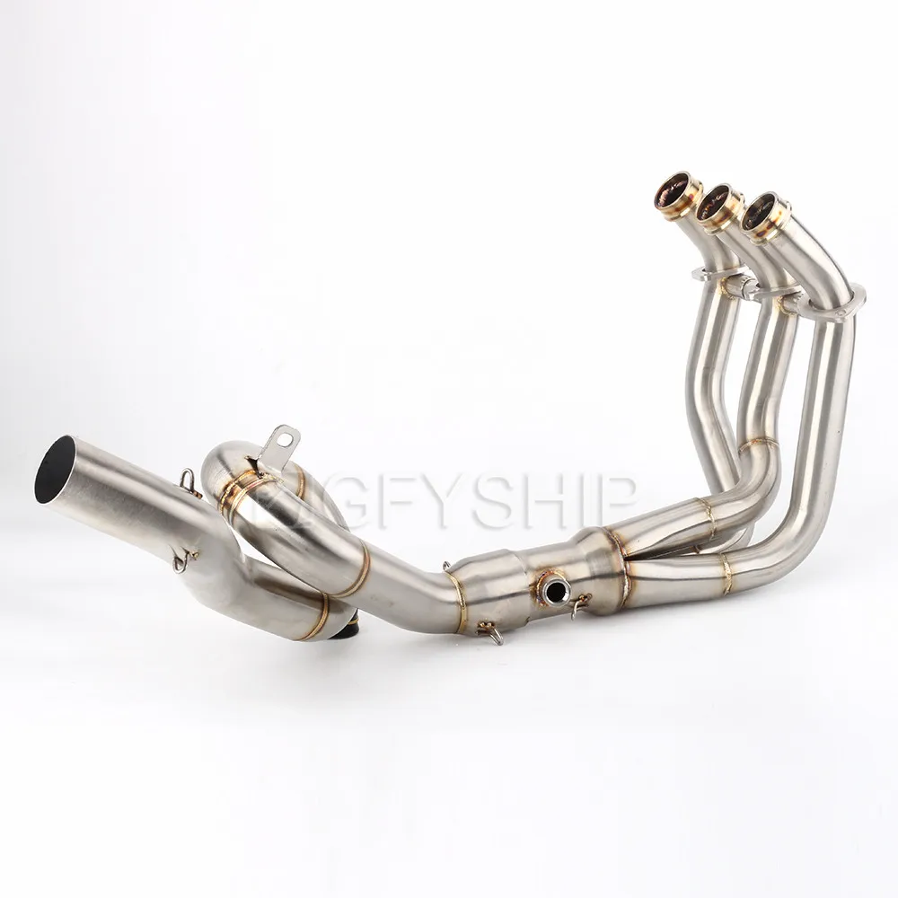 

Motorcycle For Yamaha XSR 900 2016 2017 2018 2019 FJ09 XSR900 XSR 900 Escape Slip-on Exhaust Muffler Front And Middle Link Pipe