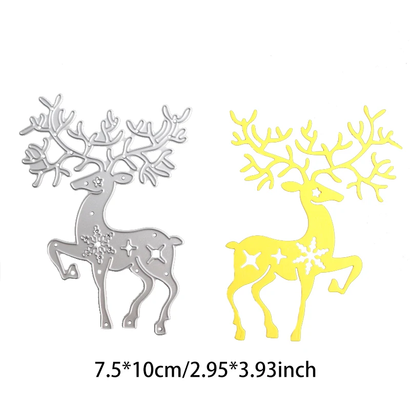 WYSE Christmas Dies Deer Metal Cutting Die Snowflake Die Cut Dies Scrapbooking for DIY Handmade Paper Card Craft Template
WYSE Christmas Dies Deer Metal Cutting Die Snowflake Die Cut Dies Scrapbooking for DIY Handmade Paper Card Craft Template