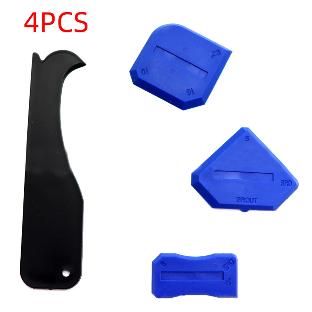4pcs Glass Rubber Scraper Plastic Spatula Set Silicone Caulking Tool Kit Grout Sealant Remove Scraper For Kitchen Bathroom Sink
4pcs Glass Rubber Scraper Plastic Spatula Set Silicone Caulking Tool Kit Grout Sealant Remove Scraper For Kitchen Bathroom Sink