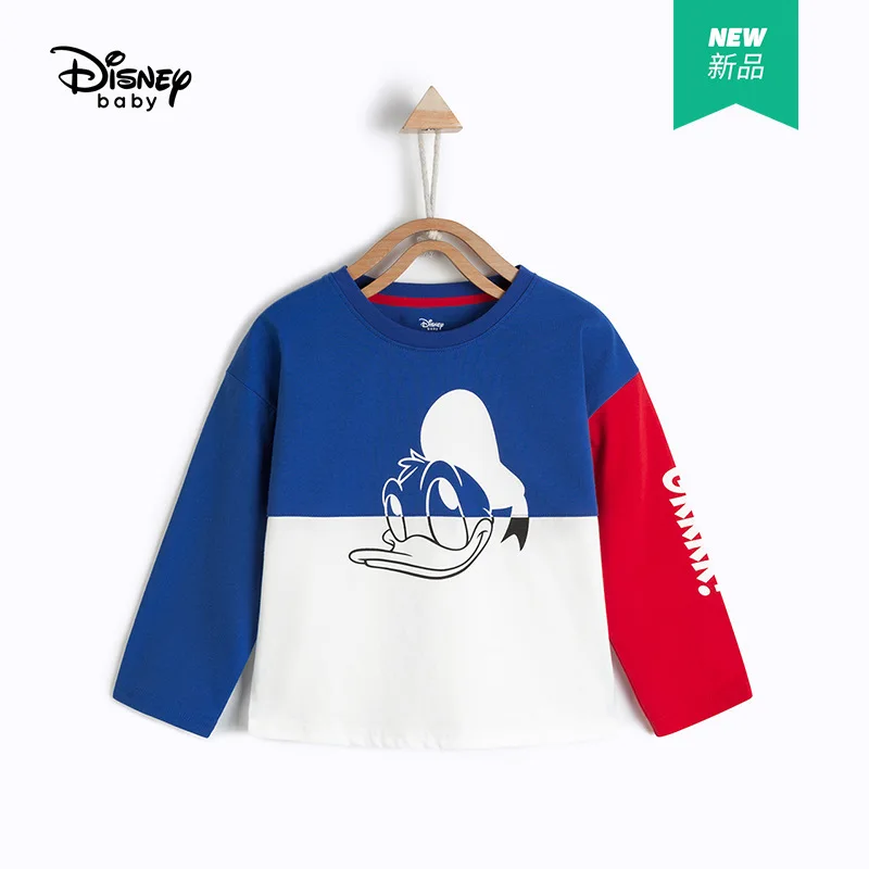 Original Disney Boys' Long Sleeve T-shirt Spring And Autumn New Children's Fashion Contrast Color Donald Top T-shirt DB031AE11
Original Disney Boys' Long Sleeve T-shirt Spring And Autumn New Children's Fashion Contrast Color Donald Top T-shirt DB031AE11