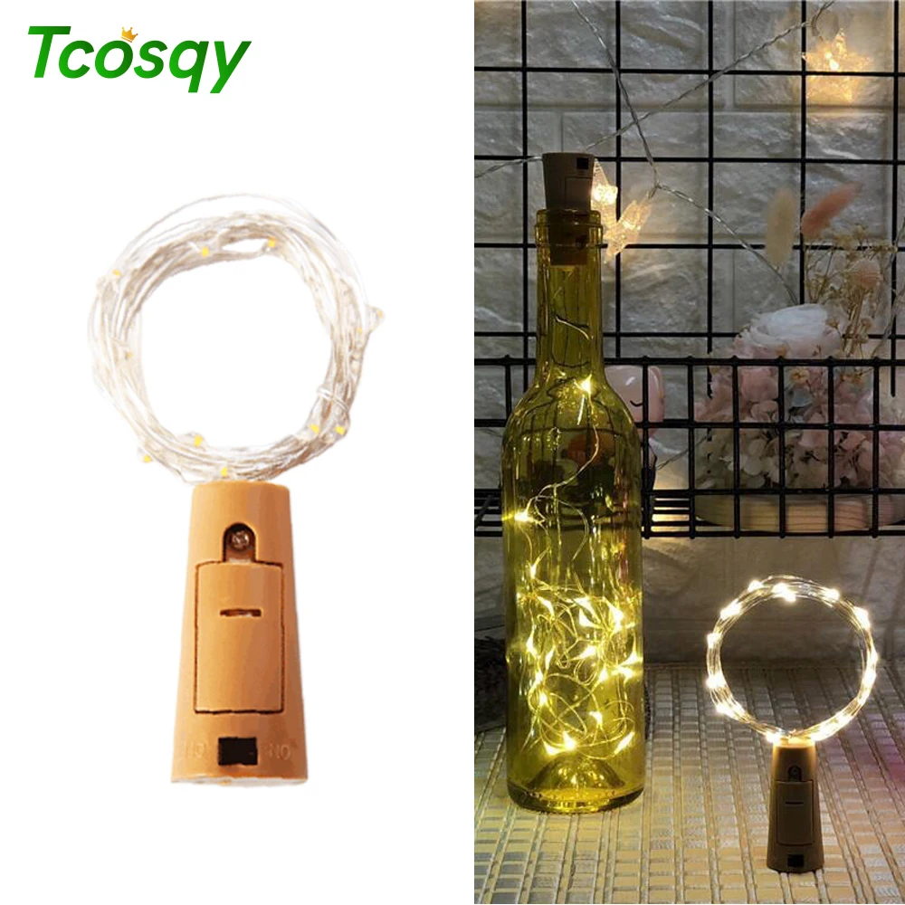 Tcosqy wine bottle stopper string lights colorful lights use LR44 button batteries, suitable for bars, cafes, holiday parties
Tcosqy wine bottle stopper string lights colorful lights use LR44 button batteries, suitable for bars, cafes, holiday parties