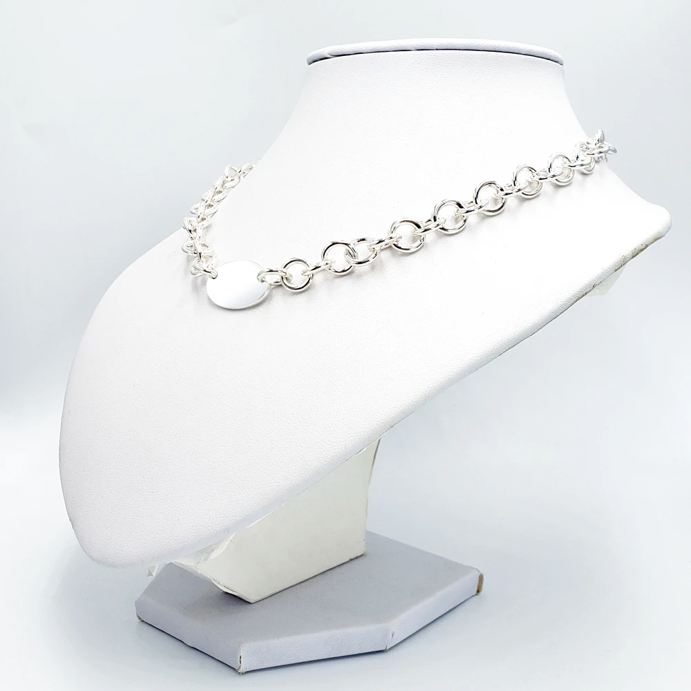 Simple And Stylish Ring Chain Sterling Silver Necklace For Women High End Anniversary Holiday S925 Jewelry Gift
Simple And Stylish Ring Chain Sterling Silver Necklace For Women High End Anniversary Holiday S925 Jewelry Gift