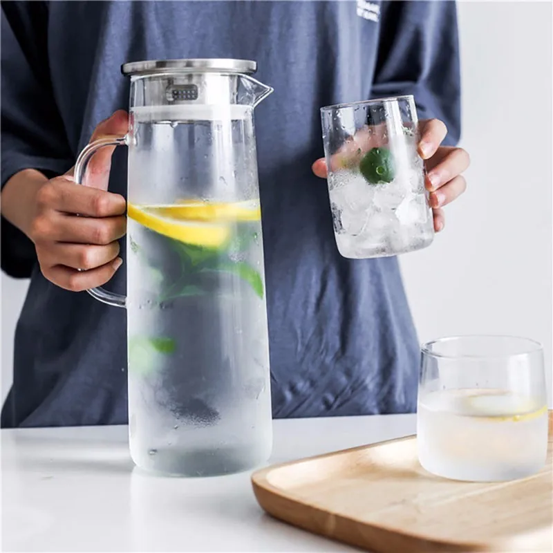 Creative Large Capacity Coffee Glass Water Pot Drink Teapot With Filter Lidded Water Jug Hot Cold Water Ice Tea Wine Coffee Pot
Creative Large Capacity Coffee Glass Water Pot Drink Teapot With Filter Lidded Water Jug Hot Cold Water Ice Tea Wine Coffee Pot