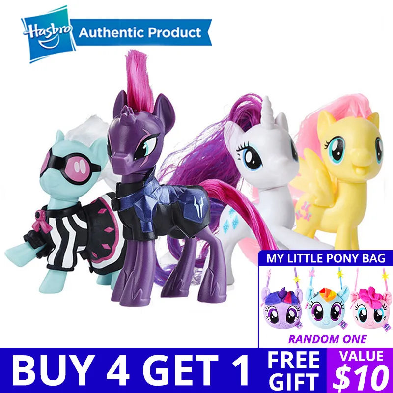 Hasbro My Little Pony Friends 3 дюймовый Флаттершай Радуга тире Пинки Пай Лира сердечная