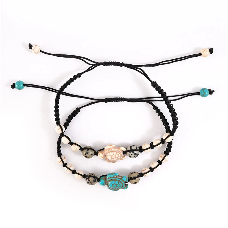 2Pcs New Beach Sea Turtle Beads Bracelet Women Summer Charm Natural Stone Bracelet Men Handmade Strand Elastic Bangles Jewelry
2Pcs New Beach Sea Turtle Beads Bracelet Women Summer Charm Natural Stone Bracelet Men Handmade Strand Elastic Bangles Jewelry