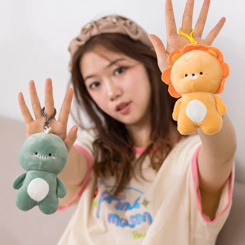Mini Super Cute Plush New Lovely Animals Dolls Bag Key Chain Pendant Plush Lion Dinosaur Small Dolls Children Gifts
Mini Super Cute Plush New Lovely Animals Dolls Bag Key Chain Pendant Plush Lion Dinosaur Small Dolls Children Gifts
