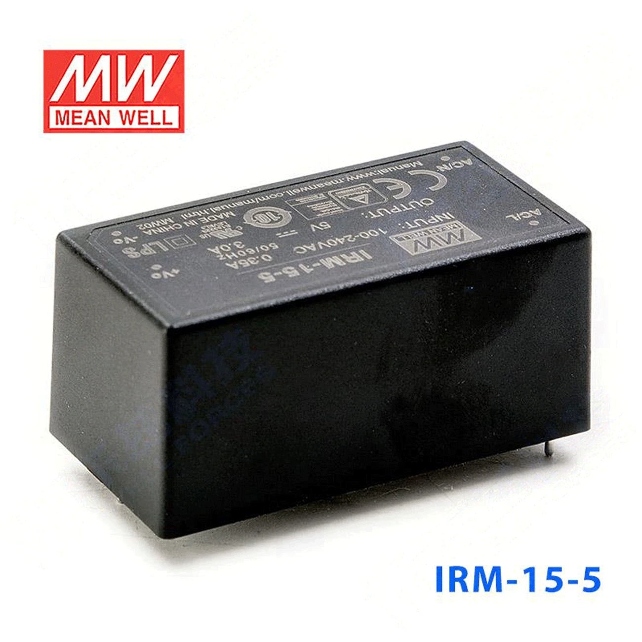kindly MEAN WELL 6Pack IRM-15-5 5V 3A meanwell IRM-15 5V 15W Single Output Encapsulated Type 
kindly MEAN WELL 6Pack IRM-15-5 5V 3A meanwell IRM-15 5V 15W Single Output Encapsulated Type