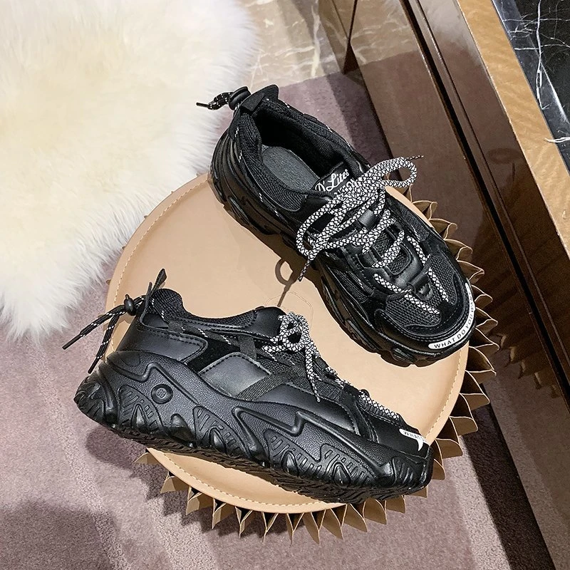 2020 Autumn Women Fashion Sneakers Brand Designers Fashion Mesh Black Casual Shoes Woman Chunky Vulcanized Shoes Ladies White
2020 Autumn Women Fashion Sneakers Brand Designers Fashion Mesh Black Casual Shoes Woman Chunky Vulcanized Shoes Ladies White