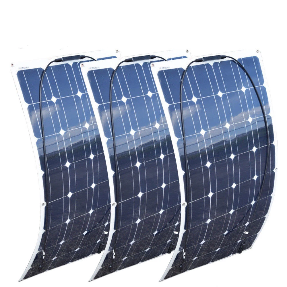 3pcs 100w solar panel High efficiency photovoltaic home flexible cell system kit 300w | Электроника