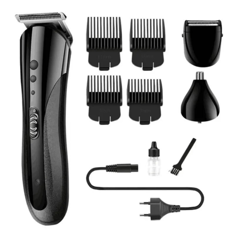 3 In 1 Electric Hair Clipper Razor Beard Shaver Nose Hair Cutter Trimmer Limit Comb Set Rechargeable Home Grooming Kit
3 In 1 Electric Hair Clipper Razor Beard Shaver Nose Hair Cutter Trimmer Limit Comb Set Rechargeable Home Grooming Kit