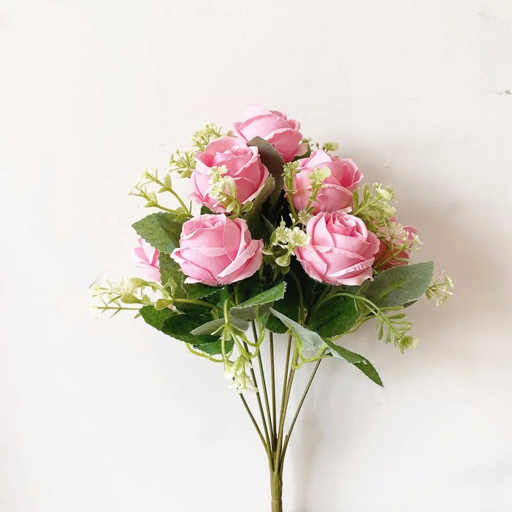 1*Bouquet Flowers 9 Heads 1 Bouquet Artificial Silk Lotus Rose Flowers Bride Flower For Wedding 100% Brand New And High Quality
1*Bouquet Flowers 9 Heads 1 Bouquet Artificial Silk Lotus Rose Flowers Bride Flower For Wedding 100% Brand New And High Quality