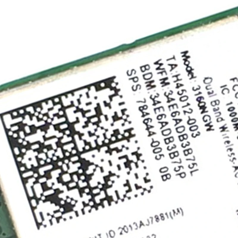 AC3160NGW Wireless Network Card Wifi Adapter BT 4.0 Dual Band Special for Lenovo 04X6034 Y40 Y50 G40 G50 B40 Z50
AC3160NGW Wireless Network Card Wifi Adapter BT 4.0 Dual Band Special for Lenovo 04X6034 Y40 Y50 G40 G50 B40 Z50