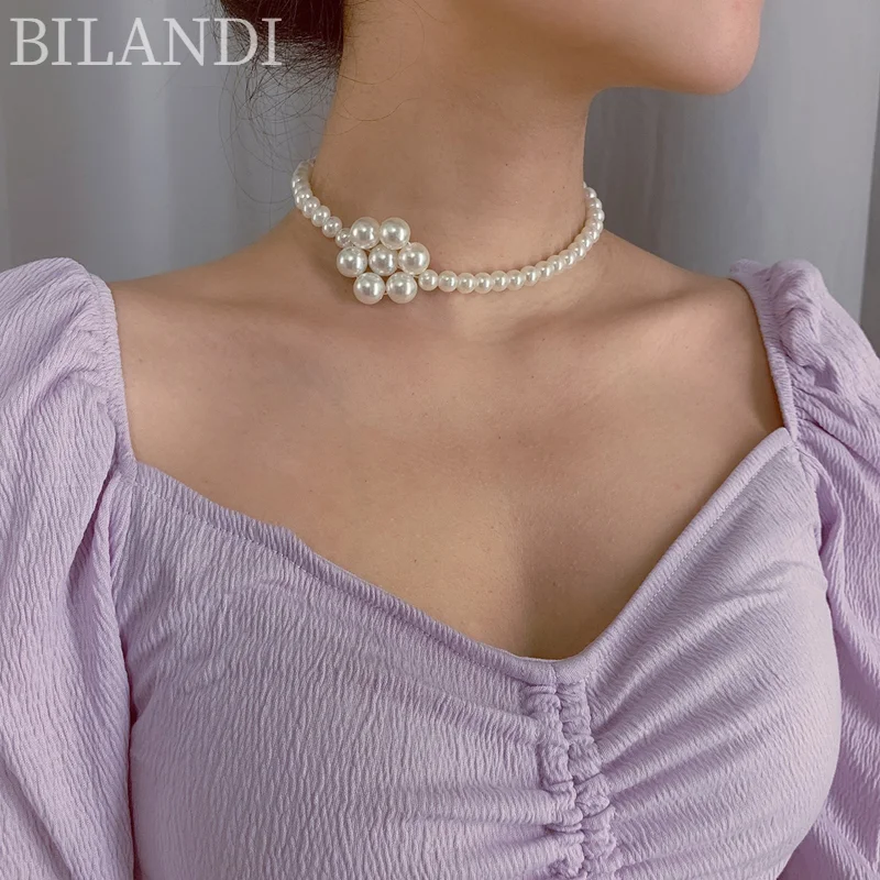 Bilandi Delicate Jewelry Simulated Pearl Necklace Simply Deign Vintage Temperament Choker Necklace For Girl Lady Gifts
Bilandi Delicate Jewelry Simulated Pearl Necklace Simply Deign Vintage Temperament Choker Necklace For Girl Lady Gifts