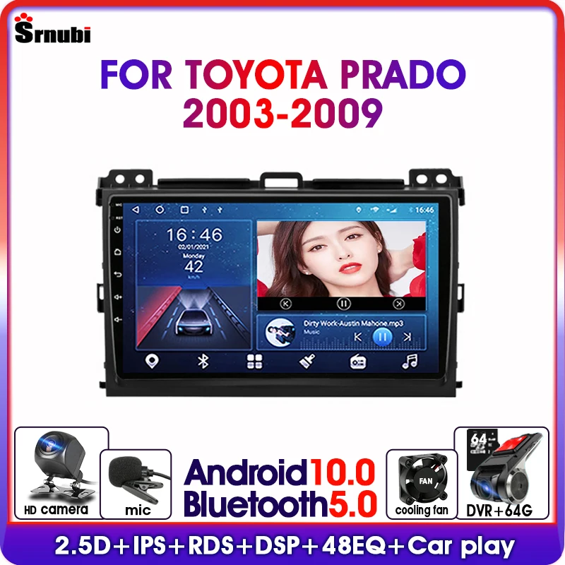 Android 10.0 2Din Car Radio Multimedia Player for Toyota LAND CRUISER Prado 2003-2009 GPS RSD Navigation Split Screen 4Gnet wifi
Android 10.0 2Din Car Radio Multimedia Player for Toyota LAND CRUISER Prado 2003-2009 GPS RSD Navigation Split Screen 4Gnet wifi