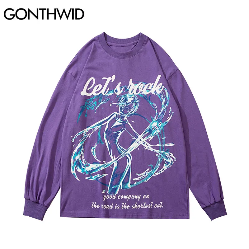 GONTHWID Tshirts Streetwear Hip Hop Cartoon 3D Dance Girl Print Tees Shirts Harajuku Fashion Casual Cotton Loose T-Shirt Tops
GONTHWID Tshirts Streetwear Hip Hop Cartoon 3D Dance Girl Print Tees Shirts Harajuku Fashion Casual Cotton Loose T-Shirt Tops