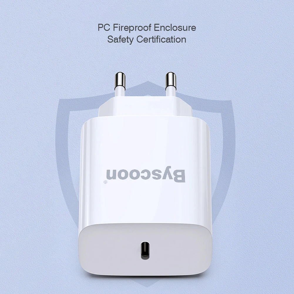 Byscoon PD 30 Вт Type-C для iPhone 13 12 Pro Max Mini быстрое зарядное устройство 11 X XS 7 8 Plus SE 2 |
