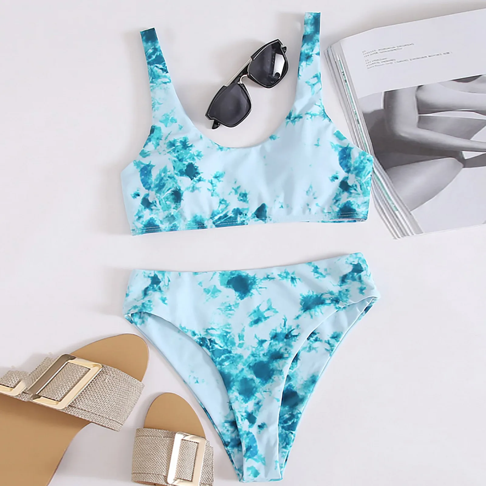 Women's High Breast Contrast Gradient Split Bikini Set Two Pieces Swimsuit Swimwear Set Two Piece Swimsuit Maillot De Bain Femme
Women's High Breast Contrast Gradient Split Bikini Set Two Pieces Swimsuit Swimwear Set Two Piece Swimsuit Maillot De Bain Femme