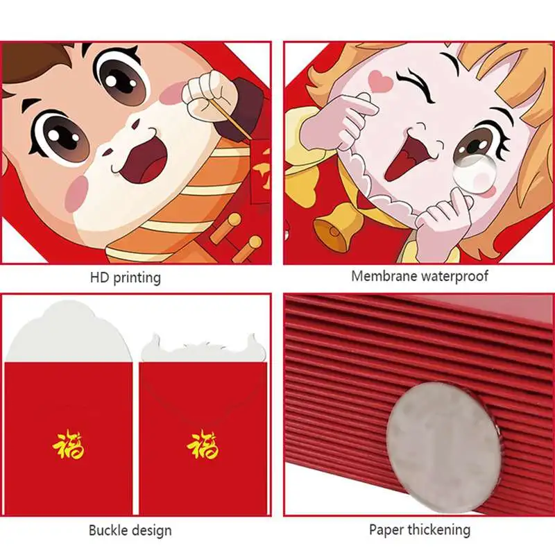 2021 New Year Ox Cartoon Red Envelopes Three-dimensional Special-shaped Red Envelope New Year's Eve Red Envelope Bag 6 Pcs
2021 New Year Ox Cartoon Red Envelopes Three-dimensional Special-shaped Red Envelope New Year's Eve Red Envelope Bag 6 Pcs