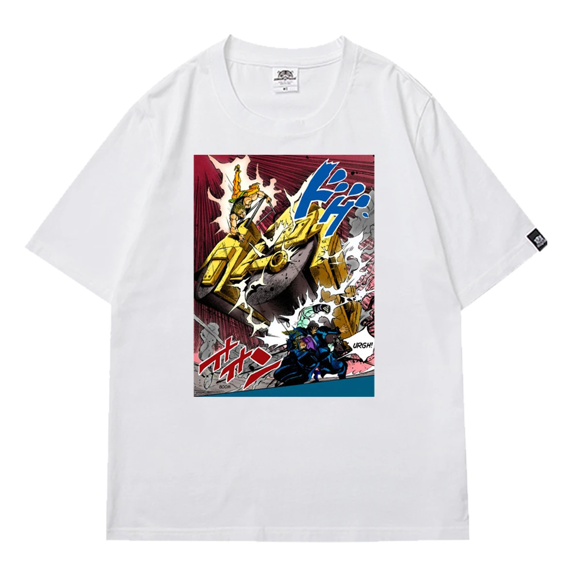 2021 Anime JoJo's Bizarre Adventure Summer T Shirt Men Harajuku Oversized T-shirt Boy Teen Graffiti Letter Short Sleeve T-shirts
2021 Anime JoJo's Bizarre Adventure Summer T Shirt Men Harajuku Oversized T-shirt Boy Teen Graffiti Letter Short Sleeve T-shirts