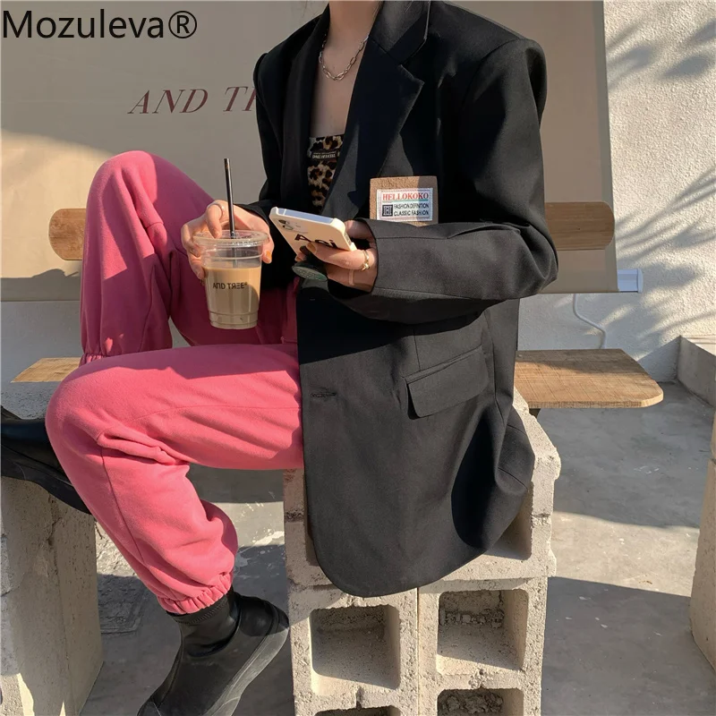 Mozuleva 2021 Chic Loose blue-green Women Blazer korean Spring Single Breasted Female Suit Jacket Full Sleeve Outwear Blazer
Mozuleva 2021 Chic Loose blue-green Women Blazer korean Spring Single Breasted Female Suit Jacket Full Sleeve Outwear Blazer