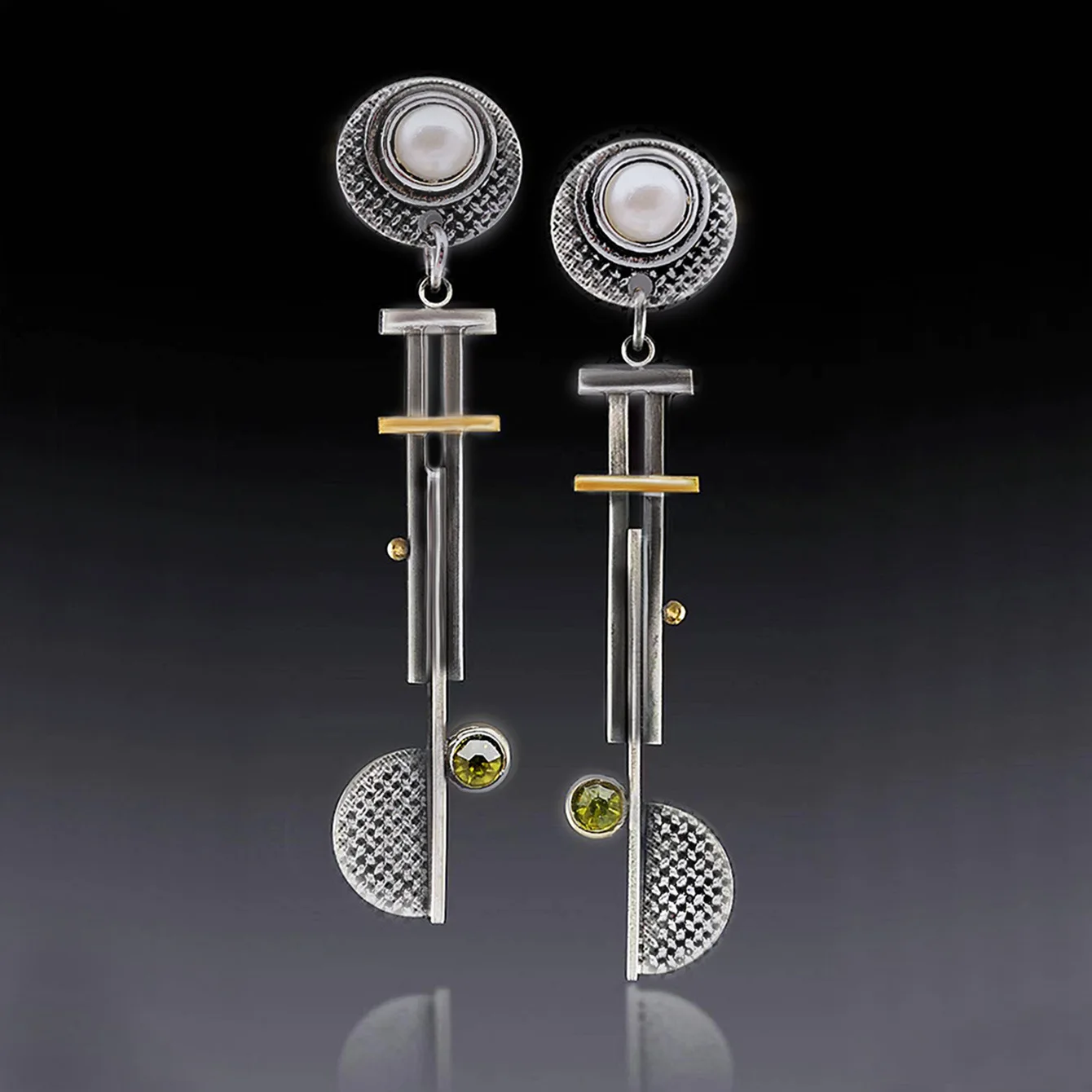 2021 Newest Round White Pearl Earring Two Tone Long Dangle Metal Rod Brincos Statement Pinwheel Blade Earrings For Women Jewelry
2021 Newest Round White Pearl Earring Two Tone Long Dangle Metal Rod Brincos Statement Pinwheel Blade Earrings For Women Jewelry