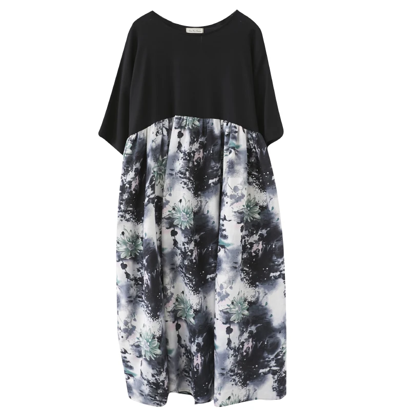 Plus Size Summer Dress Floral Women Bohemian Sundress Vintage Patchwork Long Dress Oversize Linen Loose Casual Big 4XL
Plus Size Summer Dress Floral Women Bohemian Sundress Vintage Patchwork Long Dress Oversize Linen Loose Casual Big 4XL
