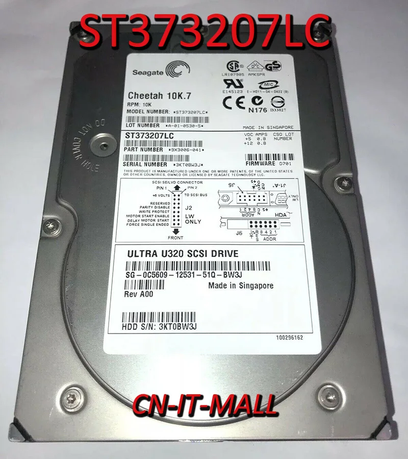 Seagate Cheetah 10K.7 ST373207LC 74GB 10000 RPM 8MB Cache SCSI Ultra320 80pin 3.5" Hard Drive 
Seagate Cheetah 10K.7 ST373207LC 74GB 10000 RPM 8MB Cache SCSI Ultra320 80pin 3.5" Hard Drive