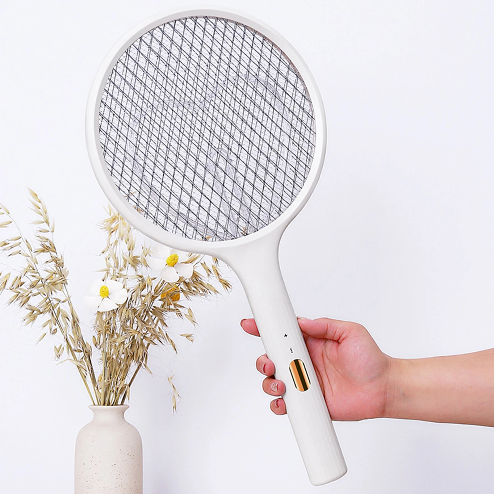 2in1 Bug Zapper USB Rechargeable Zap Mosquito Killer Lamp Racket 3-Layer Mesh Electric Fly Swatter for Indoor and Outdoor Pest
2in1 Bug Zapper USB Rechargeable Zap Mosquito Killer Lamp Racket 3-Layer Mesh Electric Fly Swatter for Indoor and Outdoor Pest