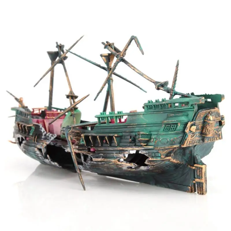2022 Hot Aquarium Fish Tank Landscape Pirate Ship Wreck Ship Decor Resin Boat Ornament Aquarium Accessories Decoration
2022 Hot Aquarium Fish Tank Landscape Pirate Ship Wreck Ship Decor Resin Boat Ornament Aquarium Accessories Decoration