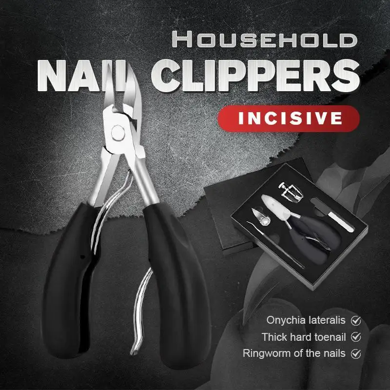 Household Nail Clippers Medical-Grade Stainless Steel Clipper Cuticle Cutters Pedicure Manicure Tool
Household Nail Clippers Medical-Grade Stainless Steel Clipper Cuticle Cutters Pedicure Manicure Tool